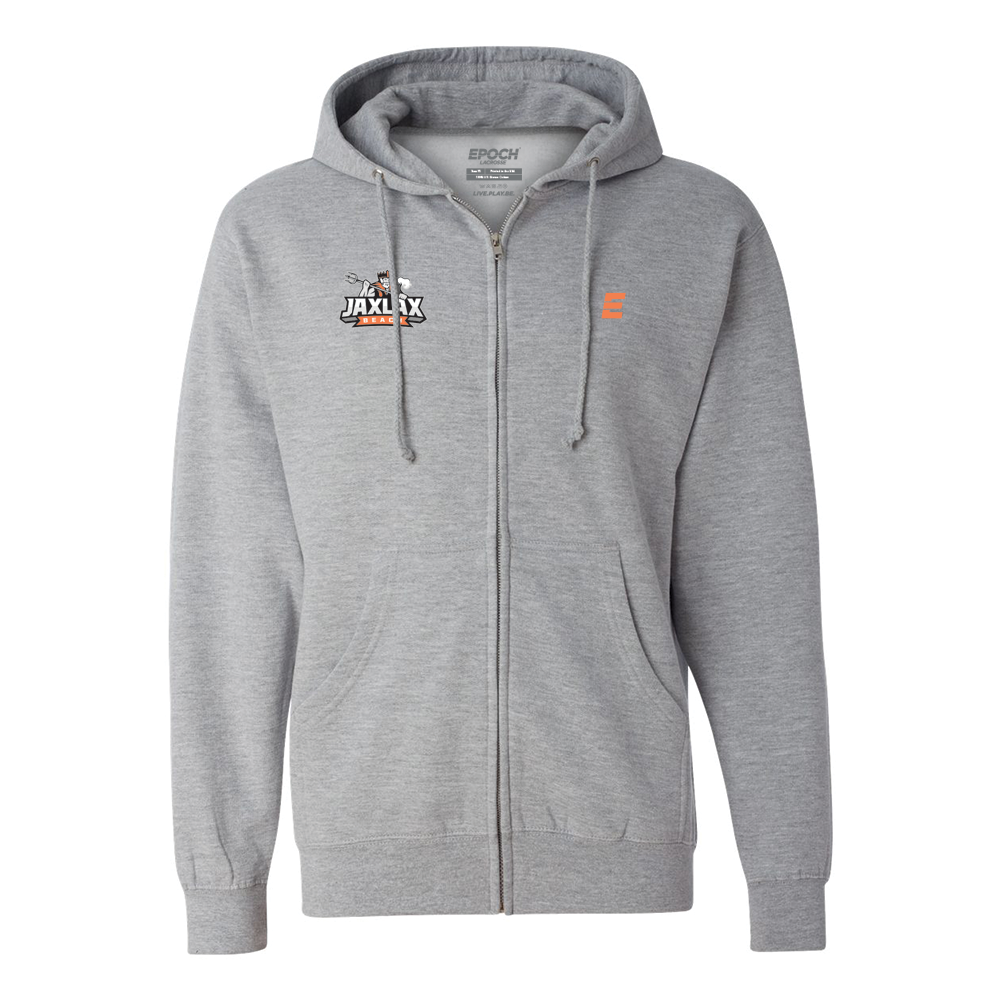 Jax Lax Beach - Unisex Hooded Zip Sweatshirt