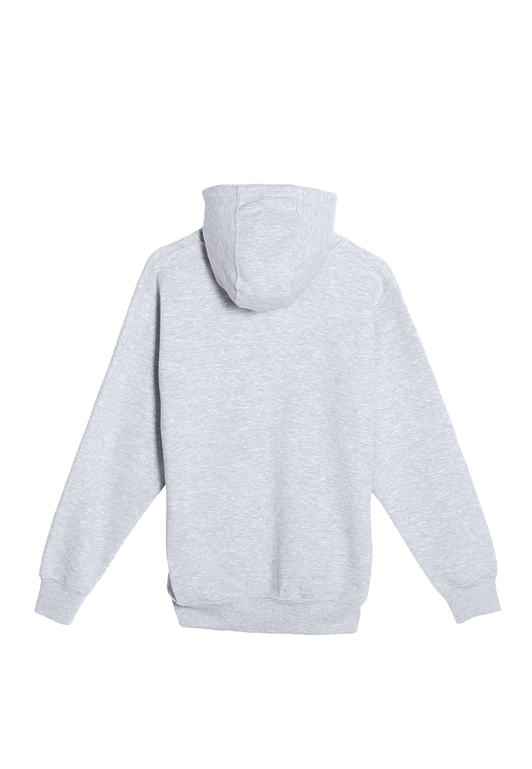 Unisex Hooded Zip Sweatshirt Heather Gray