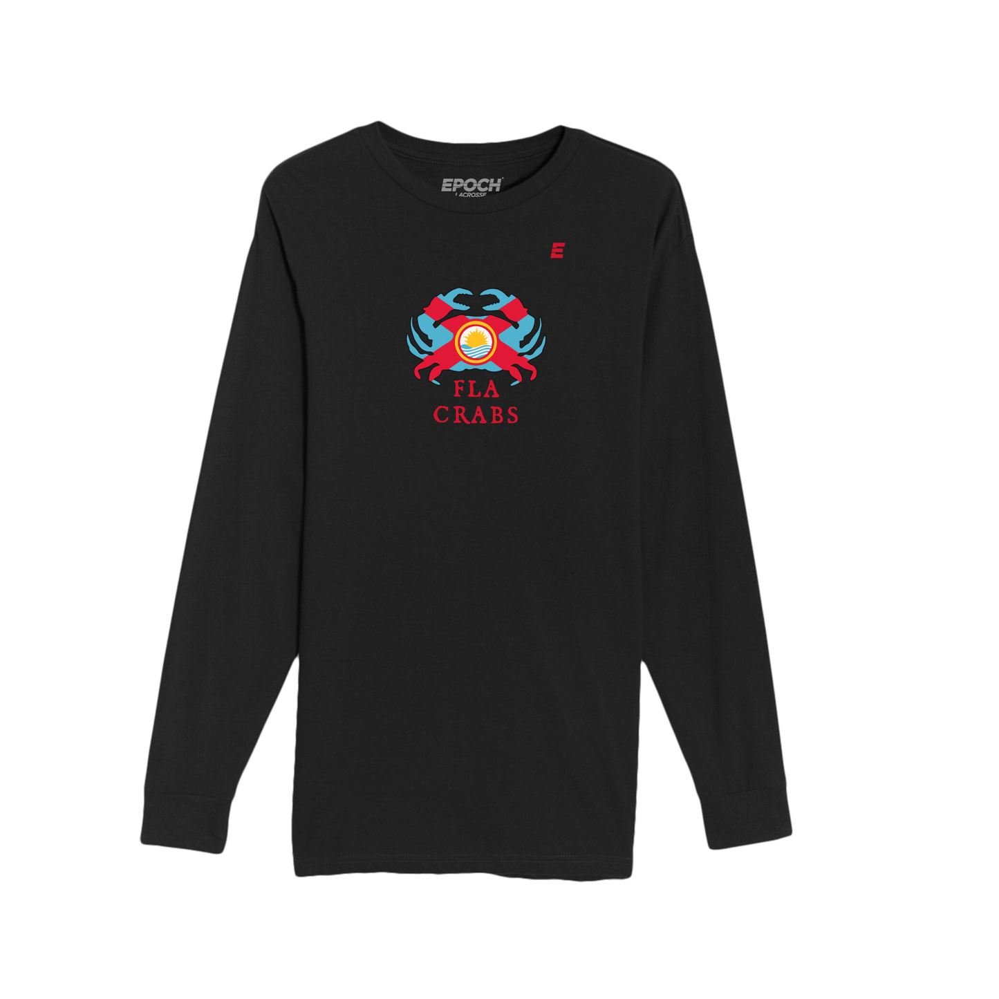 FLA Crabs - Unisex Long Sleeve Tee Black