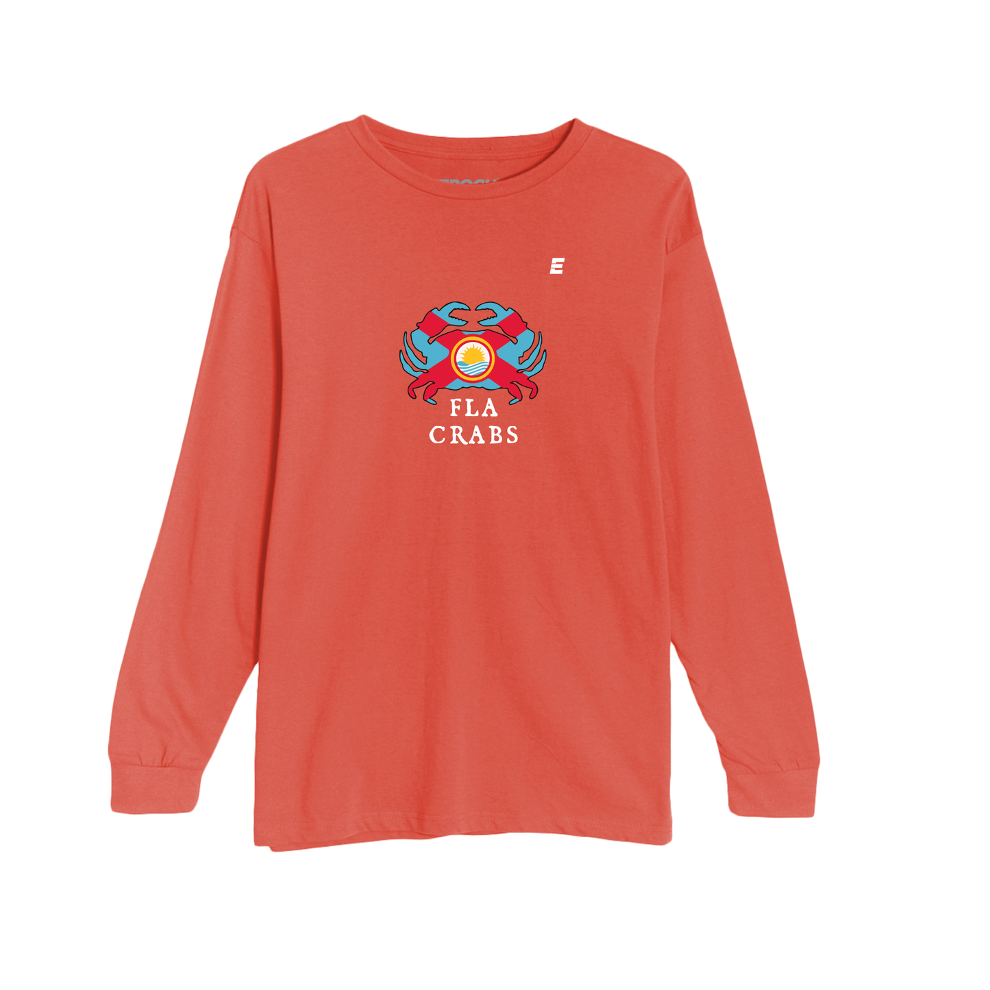 FLA Crabs - Unisex Long Sleeve Tee Red