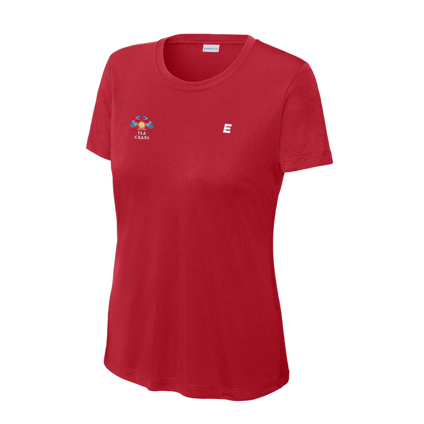 FLA Crabs - Ladies' Performance SS Tee Red