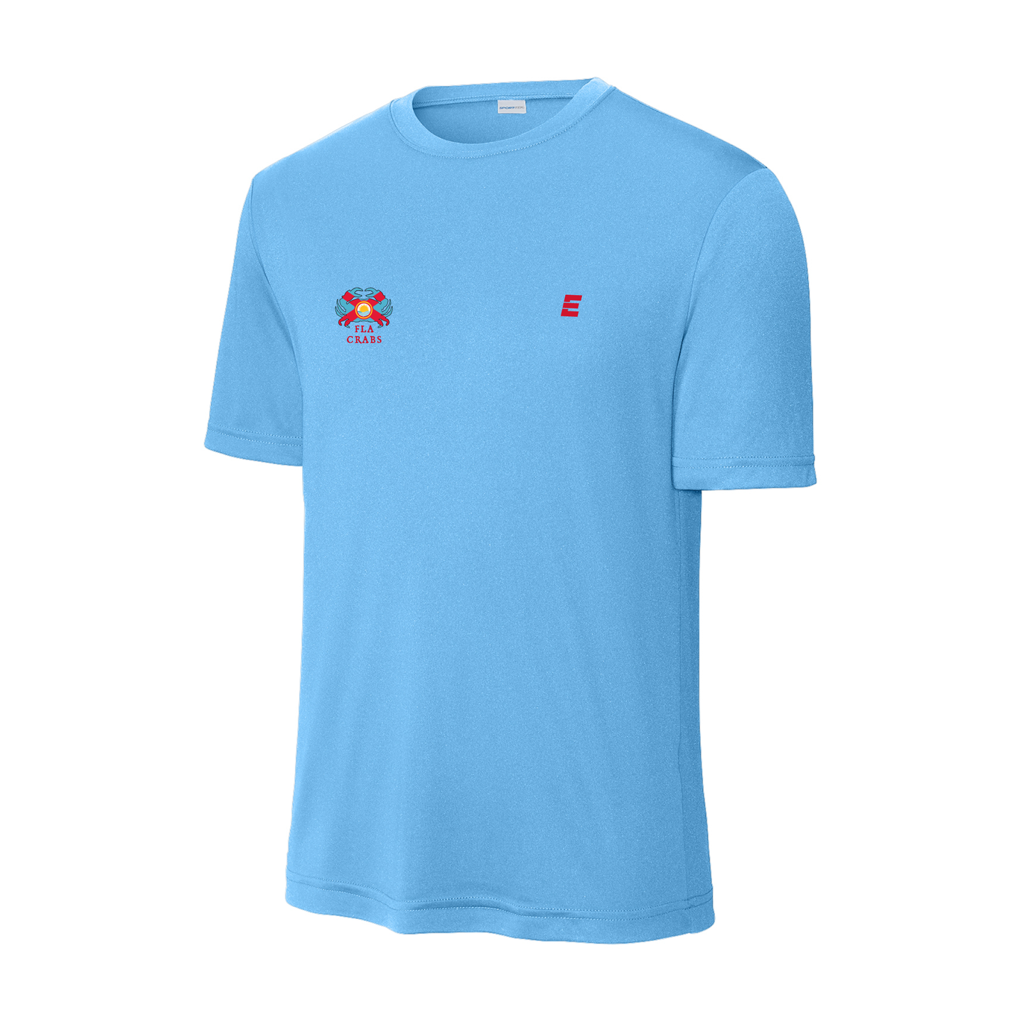 FLA Crabs - Men's Performance SS Tee Light Blue