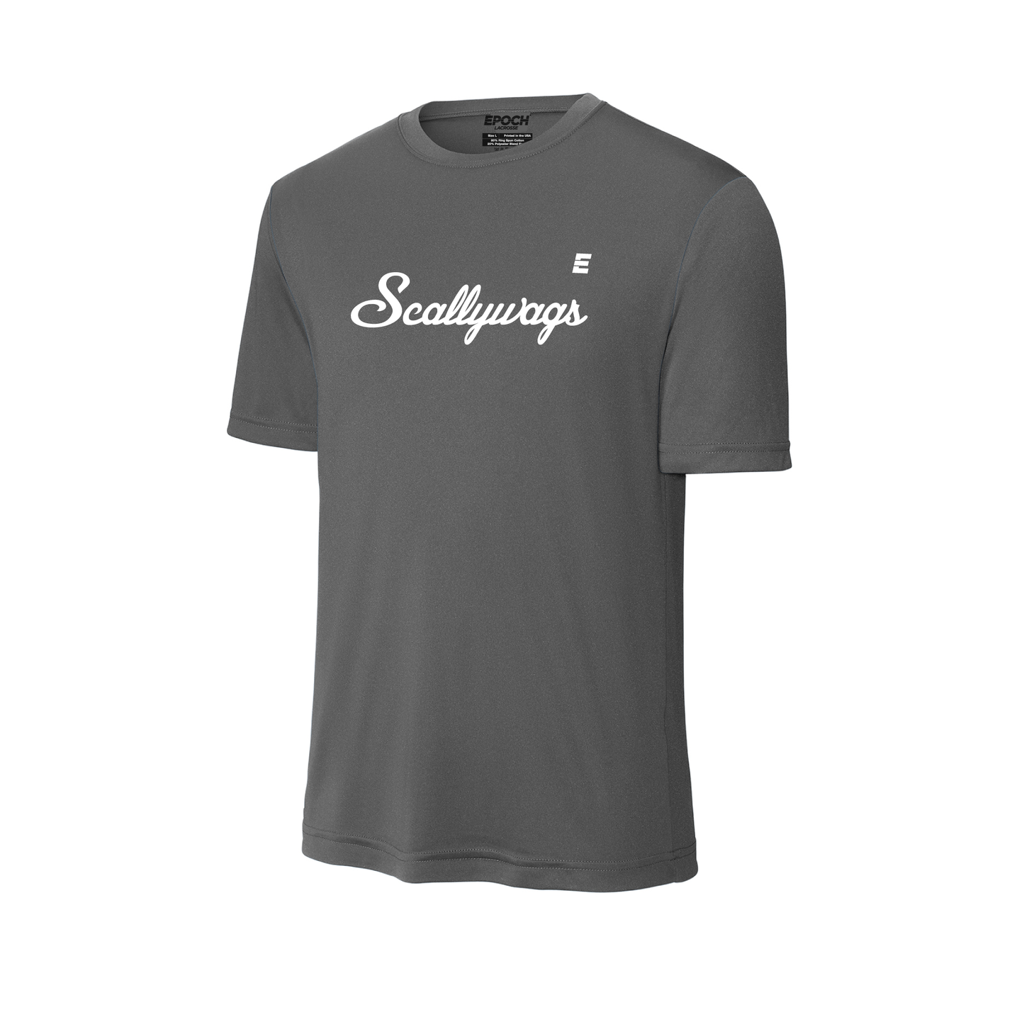 Scallywags - Men's Performance SS Tee Iron Grey