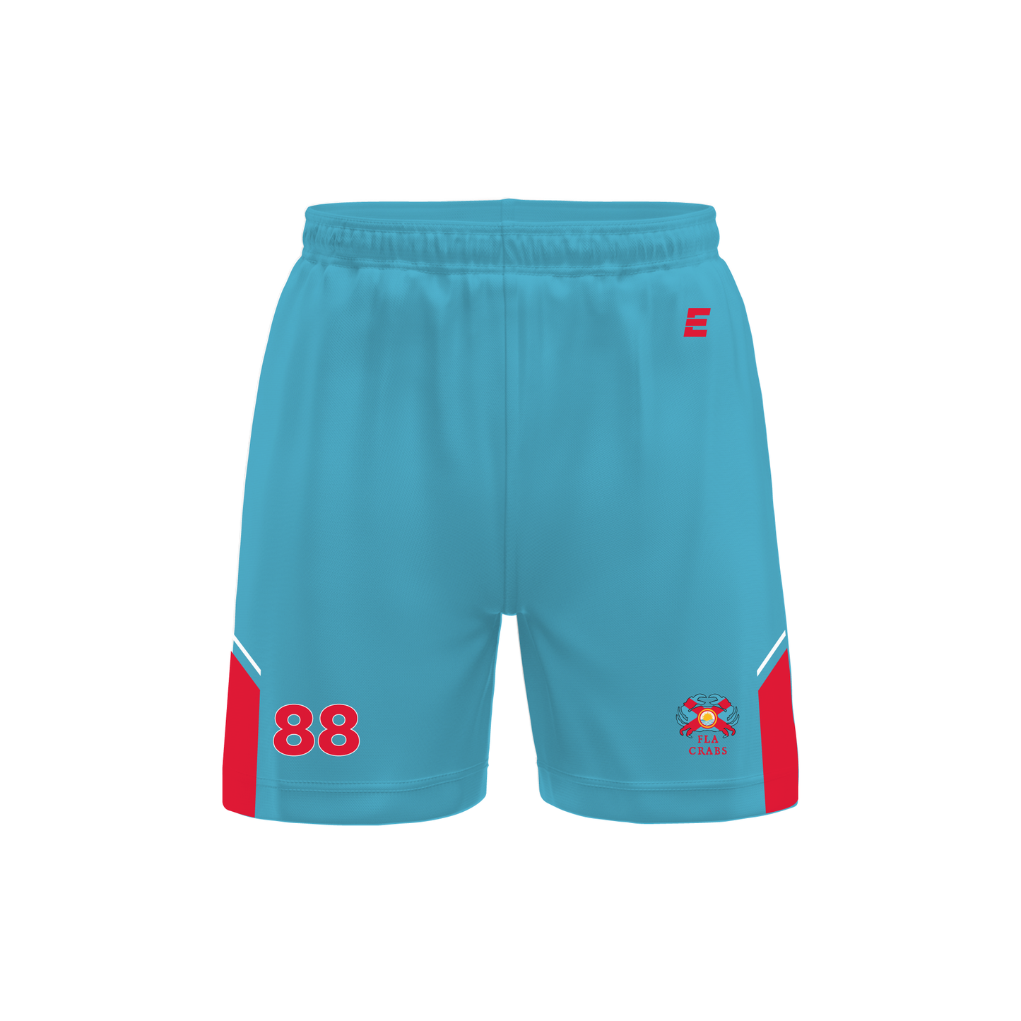 FLA Crabs - CUSTOM Men's Gym Shorts Light Blue