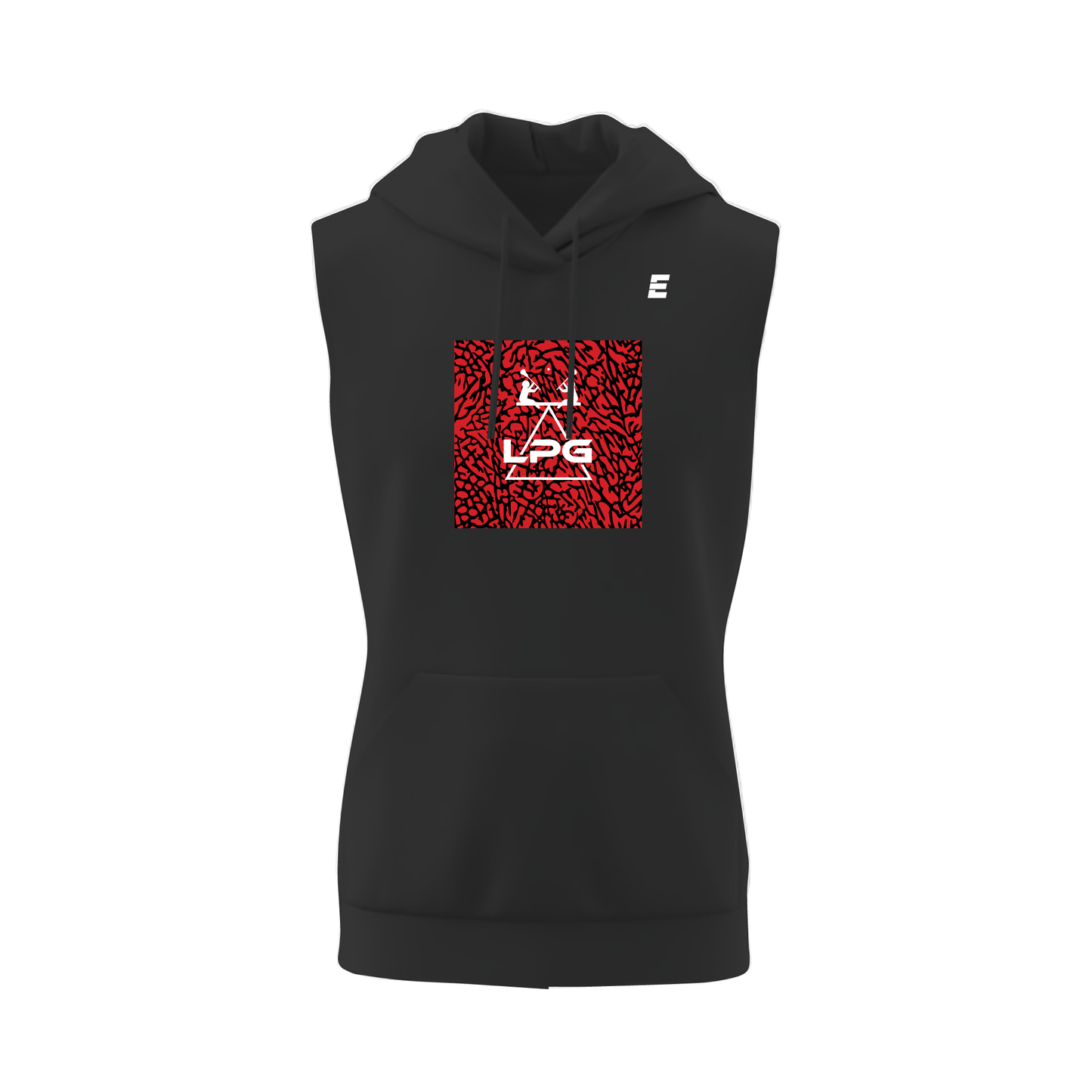 LPG 6 Rings - Unisex Performance No Sleeve Hooded Sweatshirt