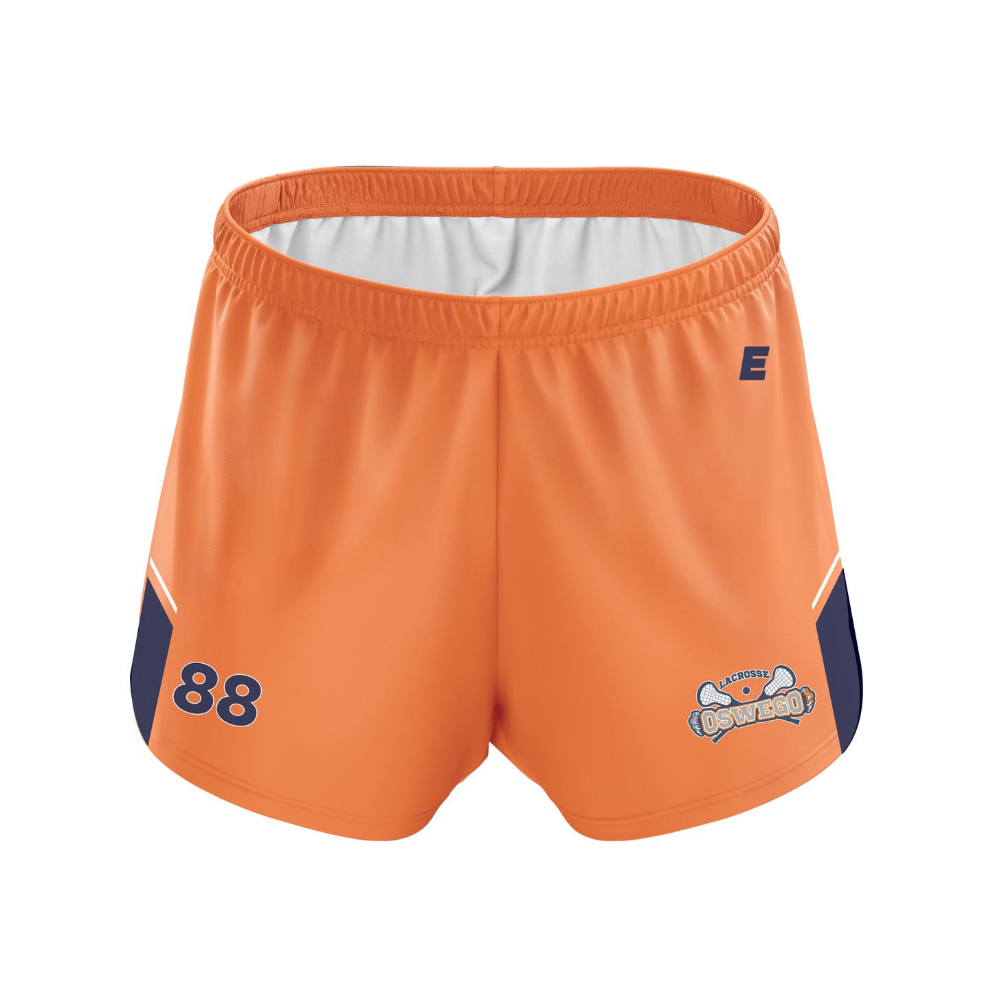 Oswego Lax - CUSTOM Women's Gym Shorts Orange