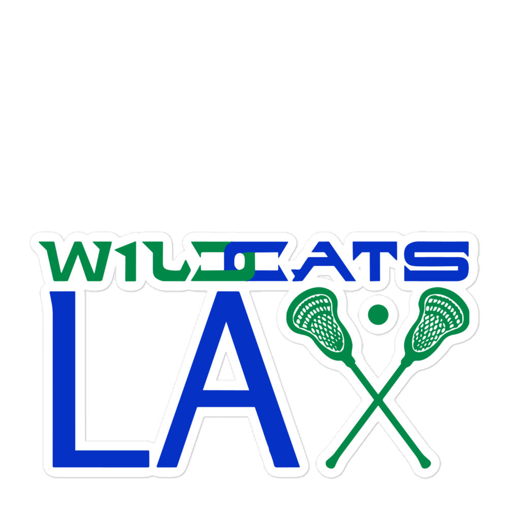 WildCats Lax - Bubble-free stickers